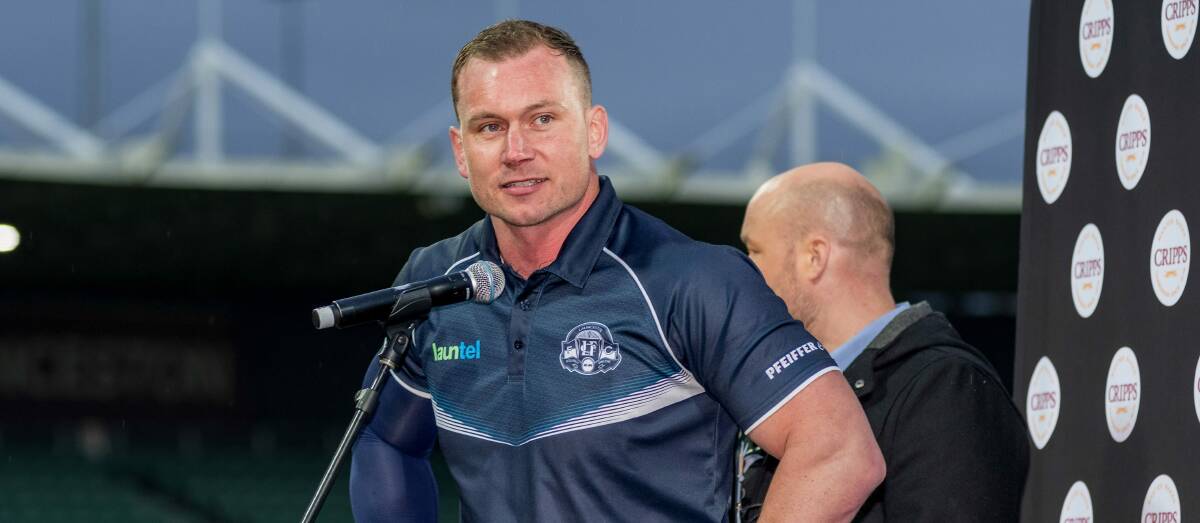 Launceston coach Mitch Thorp at the 2022 grand final. Picture by Phillip Biggs