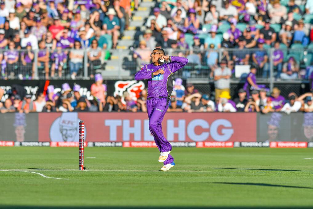 Re-signed: Clive Rose is once again a member of the Hobart Hurricanes for 2019, rounding out the 18-man squad. Picture: Scott Gelston