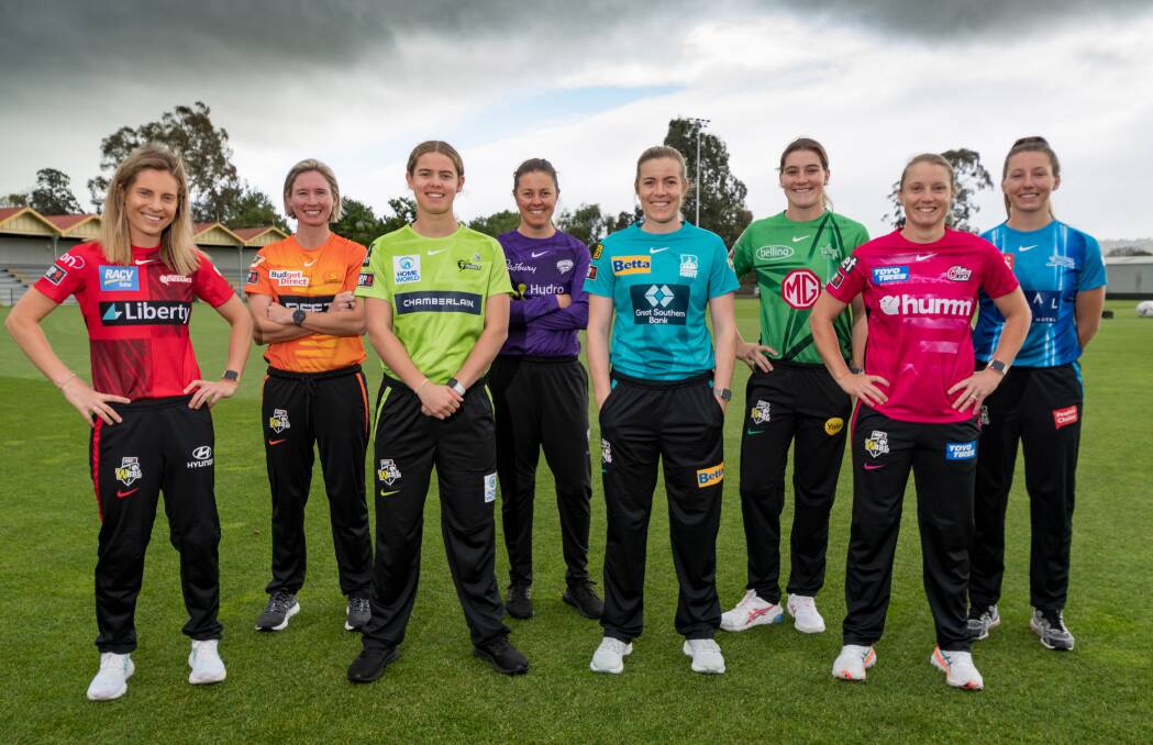 TOP NOTCH: WBBL players Sophie Molineux, Beth Mooney, Phoebe Litchfield, Molly Strano, Georgia Redmayne, Annabel Sutherland, Alyssa Healy and Darcie Brown. Picture: Phillip Biggs