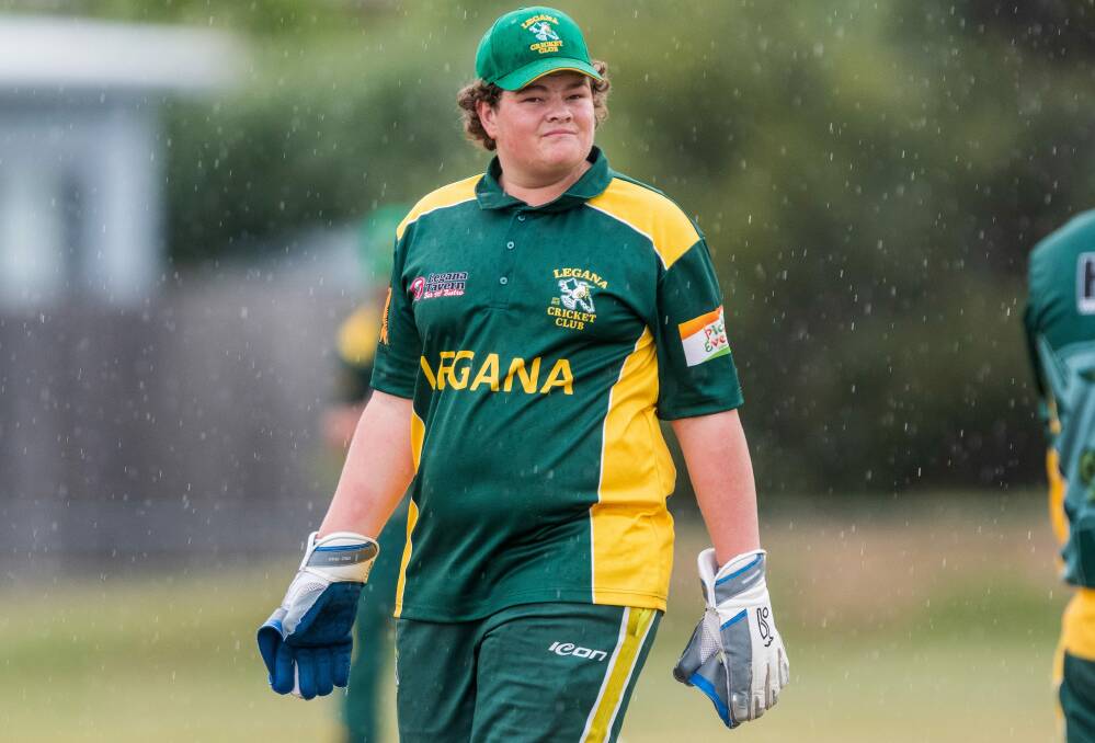 Fine form: Legana wicket-keeper Jarrod Dusautoy has been named as one of Legana's most impressive by skipper Dylan Sharman. Picture: Phillip Biggs