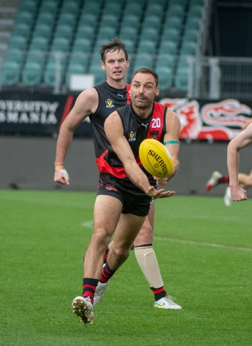 RESOLUTE: Corey Nankervis was praised for his defensive work. Picture: Paul Scambler