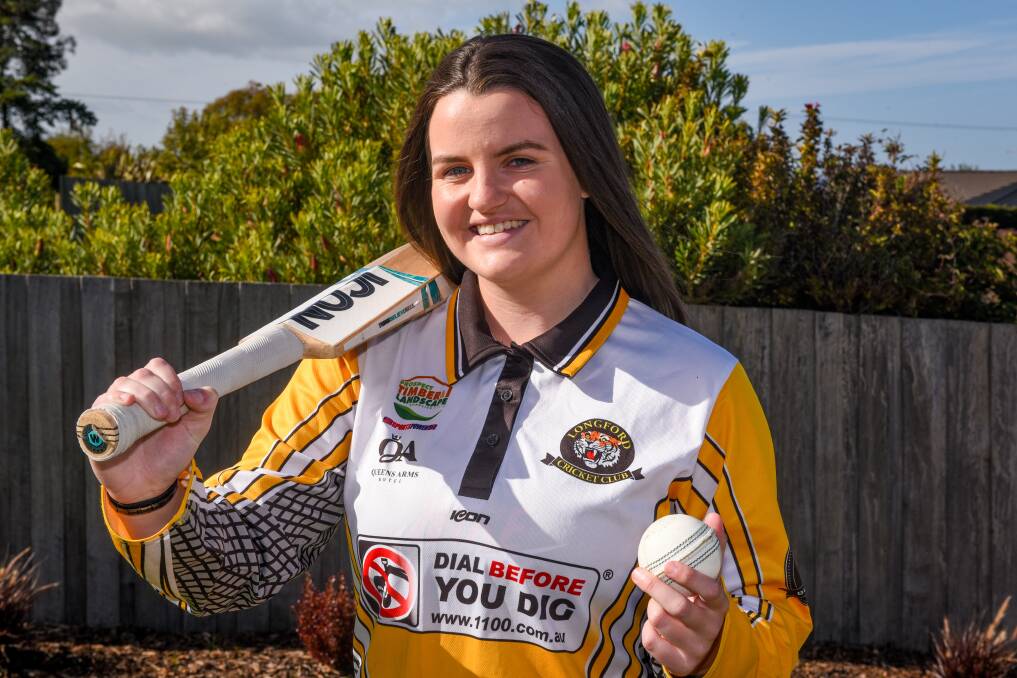 On top of the world: Stacey Norton-Smith took out both Cricket North's and TCL's best and fairest awards this season. Picture: Paul Scambler