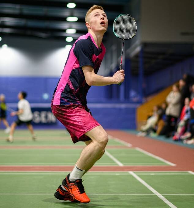 Hobart's Dylan Monks en route to another singles title. Picture: Keiko Dalby