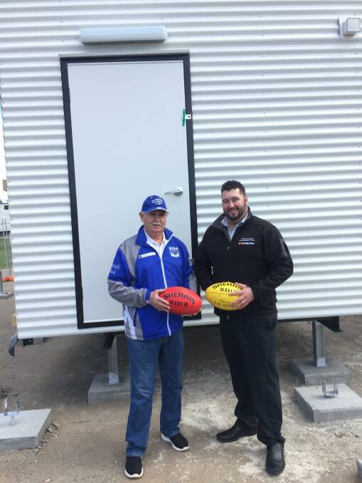 Don Tracey and Simon Rootes from the Deloraine and districts community bank.