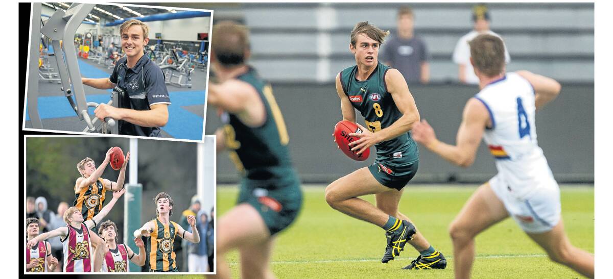 Launceston's James Leake throughout the year. Pictures by Paul Scambler and Phillip Biggs