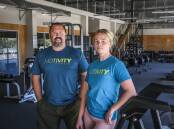 Motivity Fitness co-owners Justin Cooper and Crystal Blake. Picture by Craig George