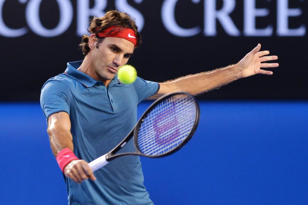 Timeless: Swiss great Roger Federer will make his 21st appearance at Melbourne Park next week. Picture: Scott Gelston