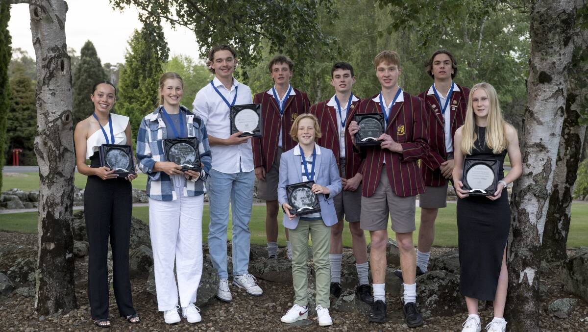 Winners of The Examiner's Junior Sports Awards for 2023. Picture by Phillip Biggs