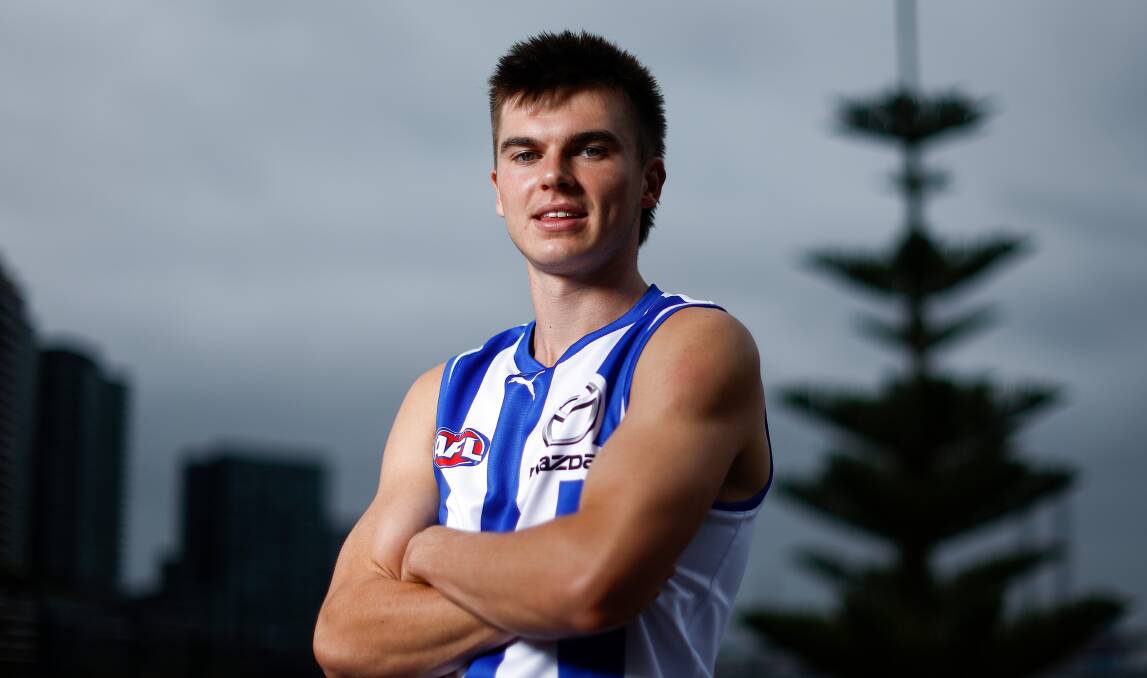 Launceston's Colby McKercher, who has started his career at North Melbourne. Picture by Getty Images