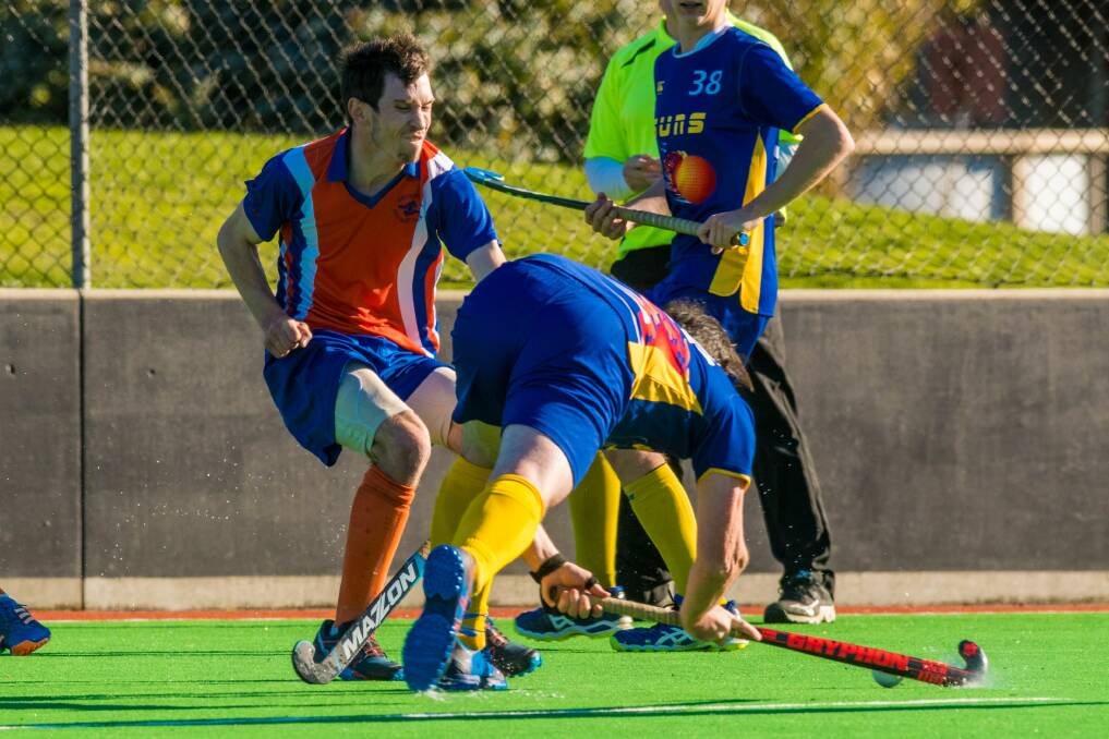 Greater Northern league action from last month between South Launceston and Devonport. Picture: Phillip Biggs