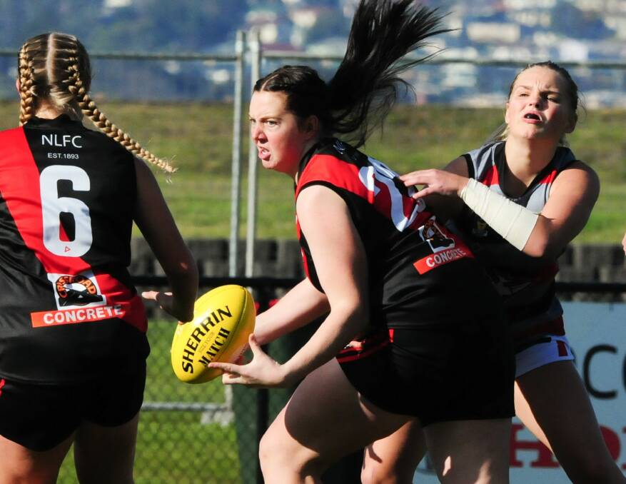 Emily McKinnell kicked eight for North last week and has bagged 14 for the season.