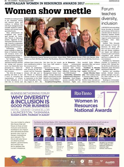 Australian Women in Resources Awards 2017