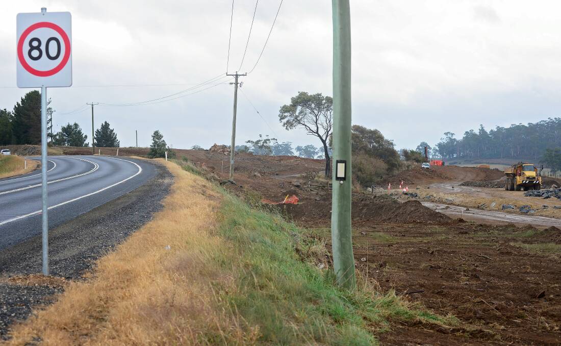 Roadworks are also occurring on the Midland Highway between Perth and Breadalbane.