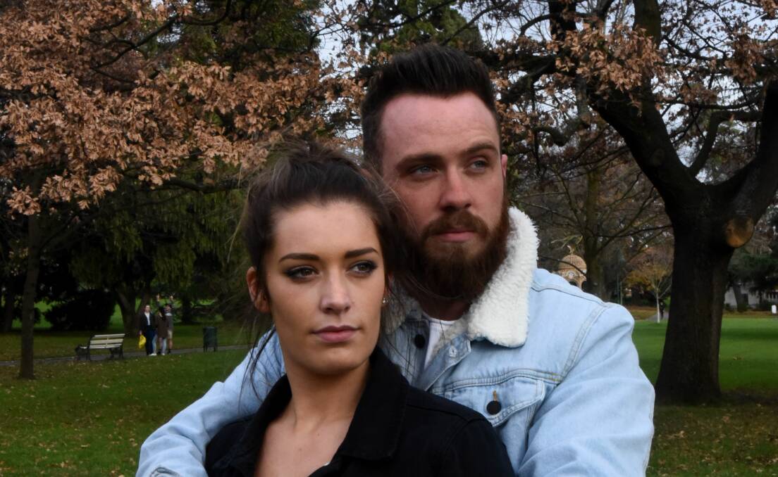 POWERFUL MESSAGE: Launceston musicians Molly Doyer and Sean Brown have launched a new music video hoping to raise awareness about mental health. PICTURE: Neil Richardson.