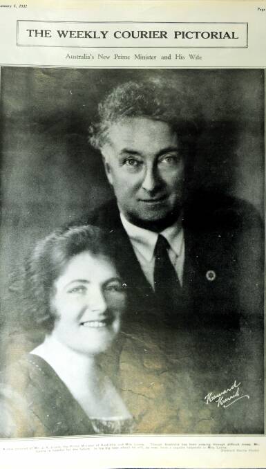 SUPPORT: Joseph and Enid Lyons were married 24 years, until Mr Lyons' death in 1939. Mrs Lyons was 18 years her husband's junior.