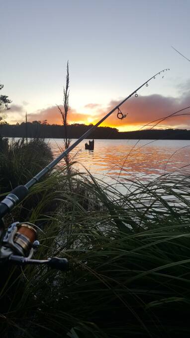 Sunrise from Talbots Lagoon: Get ready for a great season as the 2019 Tasmanian trout season gets underway Saturday, August 3. Picture: Josh Sheehan 