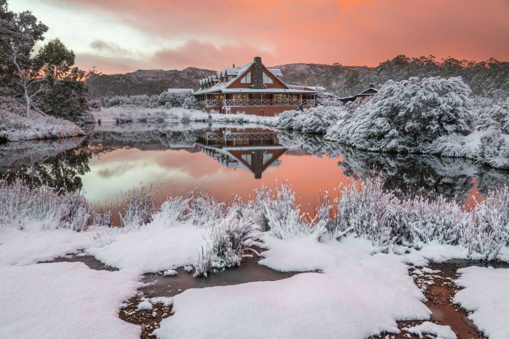 Magical time of year: Tasmania puts on quite a show during its cooler months and one of the best places to see it is from Cradle Mountain. Picture: Adam Gibson