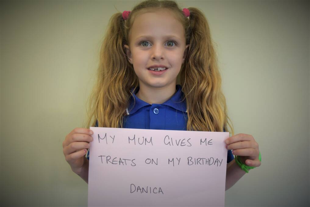 THANKFUL: Danica appreciates the little things her mum does for her. Picture: Sarah Aquilina