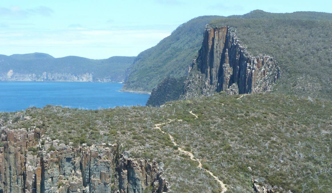 DRAWCARD: The government has invested into the development of the Three Capes Track to boost tourists to the state. Picture: Rob Shaw