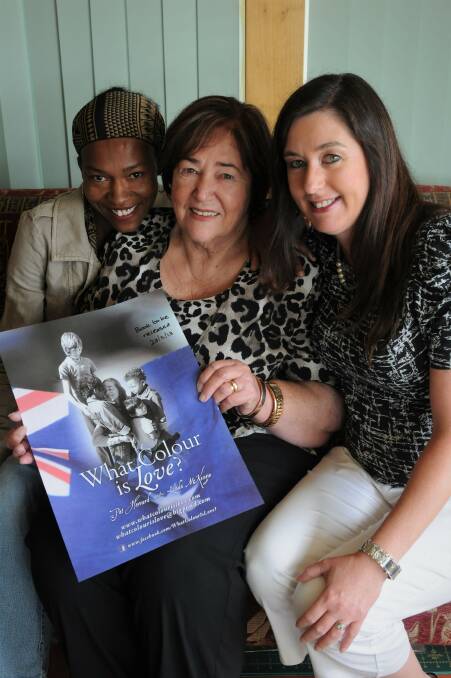 La Toya Walker and her mum Pat Howard with author Linda Mackenzie who wrote the family's story. 