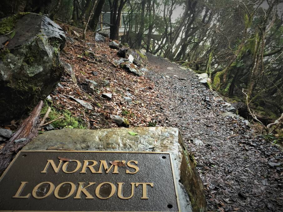 Norm's Lookout, named after passionate local Norm Brown. 