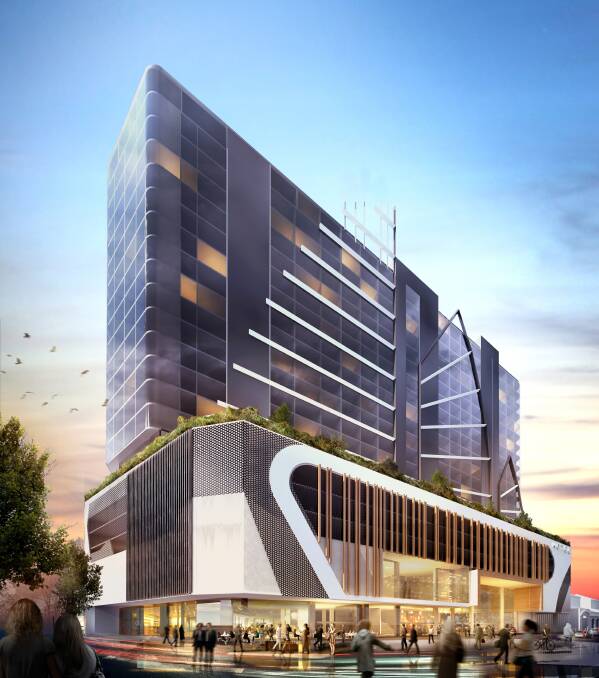 DESIGN: An artist’s impression of the proposed Collins Street development in Hobart. Picture: S. Group Architects