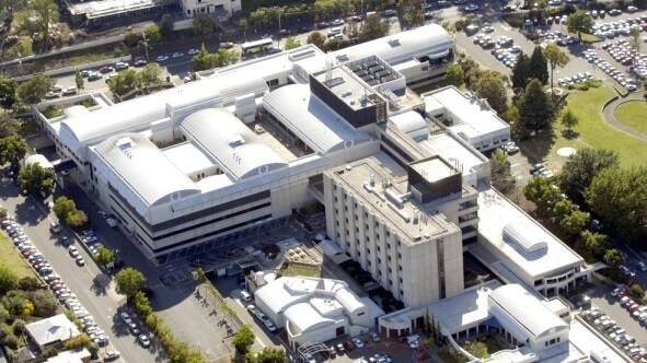 Aerial view of the Launceston General Hospital