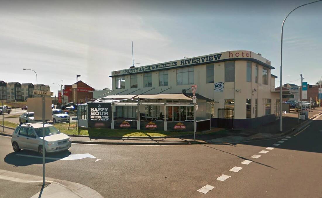The site of the Riverview Hotel - currently Rusty Jack's - on the corner of William and Charles streets. Picture: Google Maps