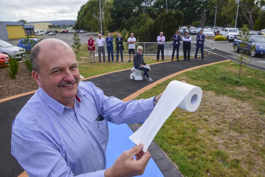 ROLLOUT: Southern Launceston Community Development Committee chairman Alan Harris says there is a dire need for a public toilet in Kings Meadows. Picture: Paul Scambler 