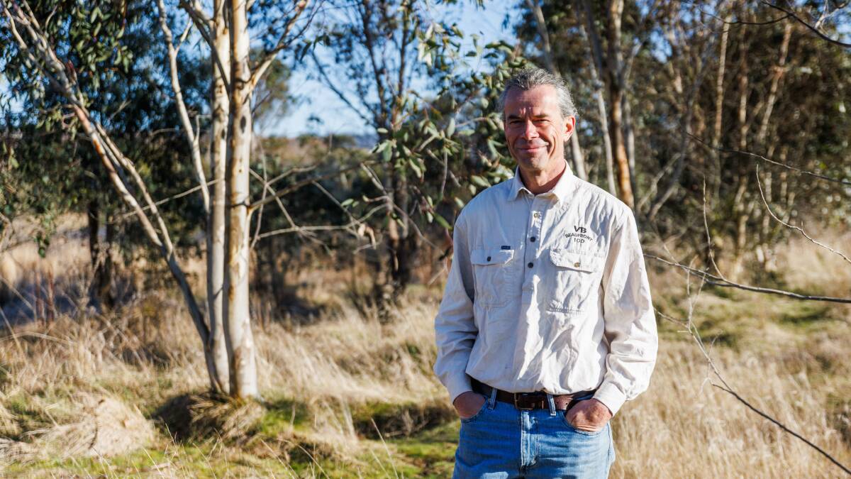 NEW GROWTH: Tasmanian Midlands farmer Julian von Bibra has been working with the Restoring Australia initiative to successfully increase biodiversity across more than 240 hectares of his property. PHOTO: Supplied