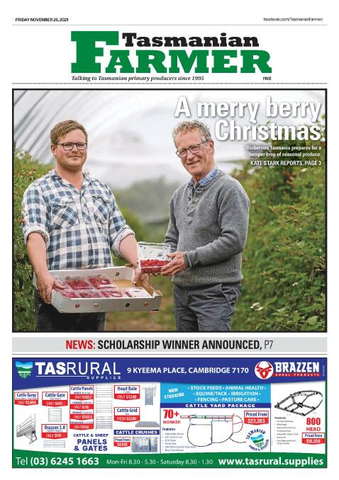 DECEMBER 2021: Click on the image above to check out the latest edition of Tasmanian Farmer. Photo: Craig George