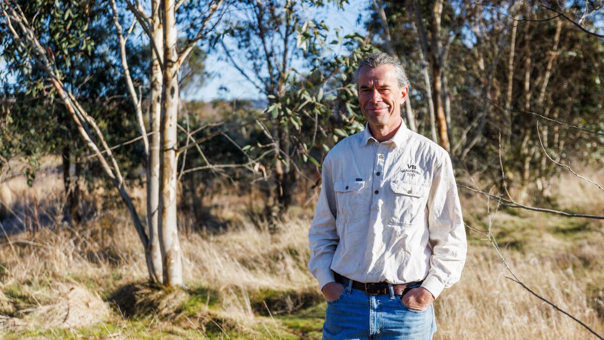 Tasmanian Midlands livestock producer Julian von Bibra has been working with Greening Australia to revegetate more than 240 hectares of the family property. Picture supplied