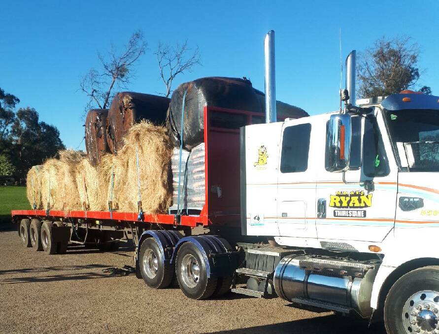 LONG JOURNEY: The dog food left Tasmania Wednesday. Picture: Supplied