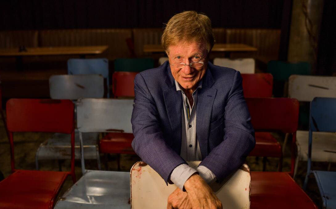NARRATOR: Kerry O'Brien is in Launceston to star in Stephen Beckett Productions' 1984. Picture: Scott Gelston 