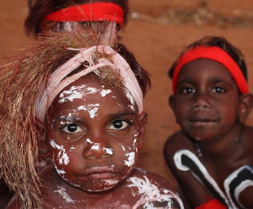 Children in Warralong. Picture: Australian Outback Photography