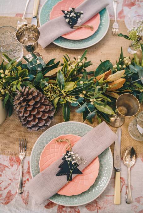 TALKING POINT: An example of a festive table runner. Picture: Supplied