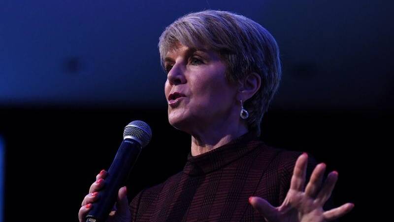 Julie Bishop says there needs to be more women in parliament. 