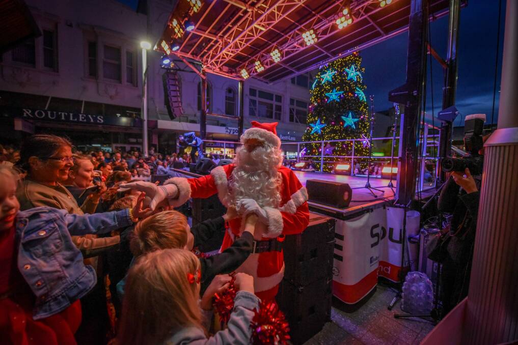 UNDER REVIEW: The lighting of the Christmas tree in Brisbane Street Mall, a Cityprom event. Picture: Paul Scambler 