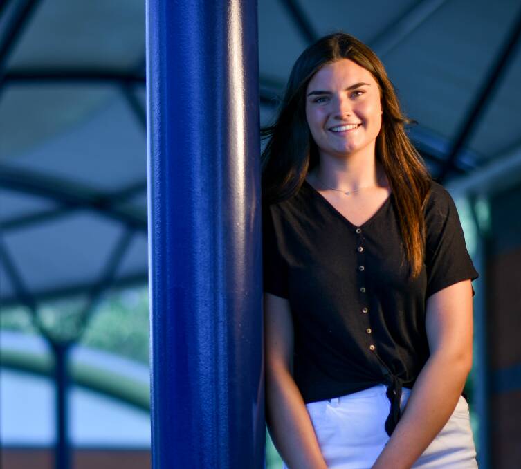 HIGH ACHIEVER: Jodie van Asperen is one of 13 Newstead College students with ATAR scores more than 90. Her's was 99.2, making her the dux of the school. Picture: Scott Gelston 