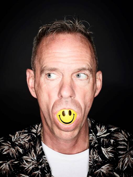 EAT, SLEEP, RAVE, REPEAT: Fatboy Slim will perform in Tasmania in Febraury. Picture: Supplied