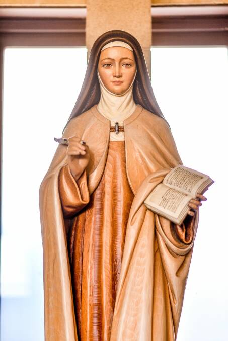 St Teresa of Avila is the founding saint of the Carmelite Order. Picture: Scott Gelston 