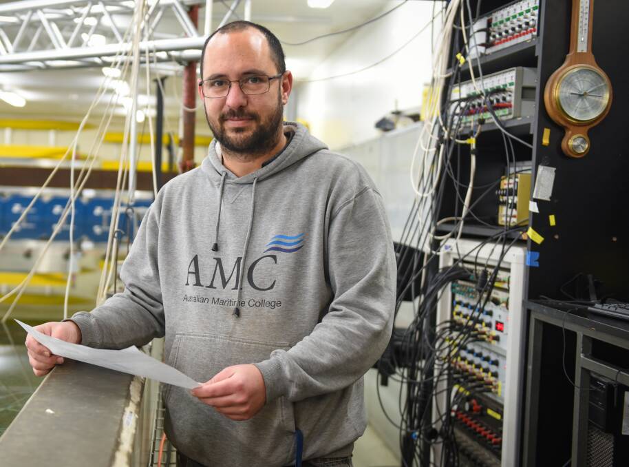 Dr Jean-Roch Nader is the lead ocean engineer of AMC's marine renewable energy group. Picture: Paul Scambler