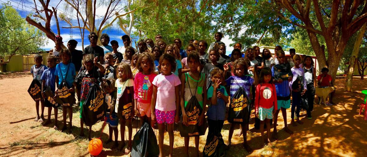 School children in Warralong community. Picture: Australian Outback Photography
