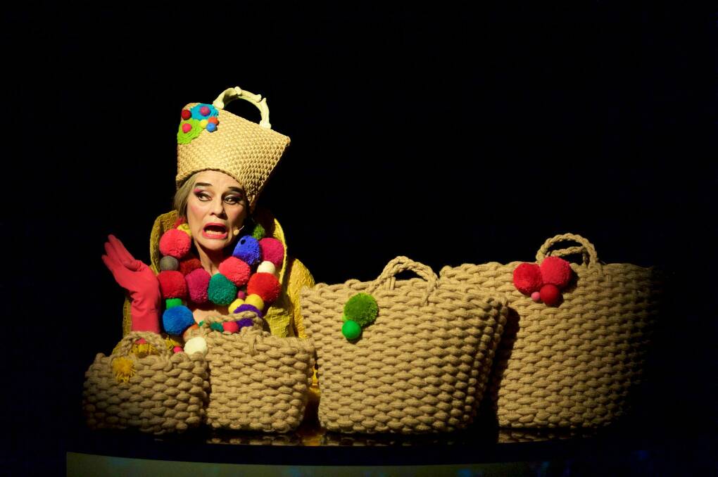 BABA YAGA: Christine Johnston as the Russian witch. Picture: Supplied  