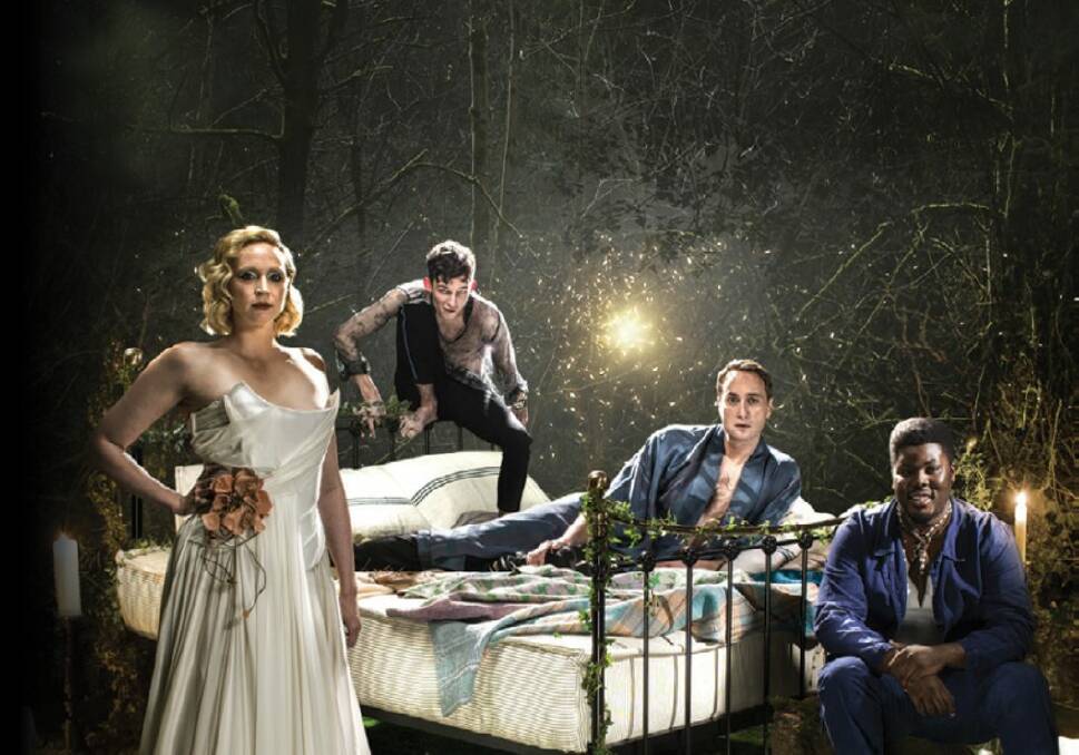 MEDIEVAL: See Gwendoline Christie, AKA Game of Thrones' Brienne of Tarth, in a Midsummer Night's Dream. Picture: Supplied 