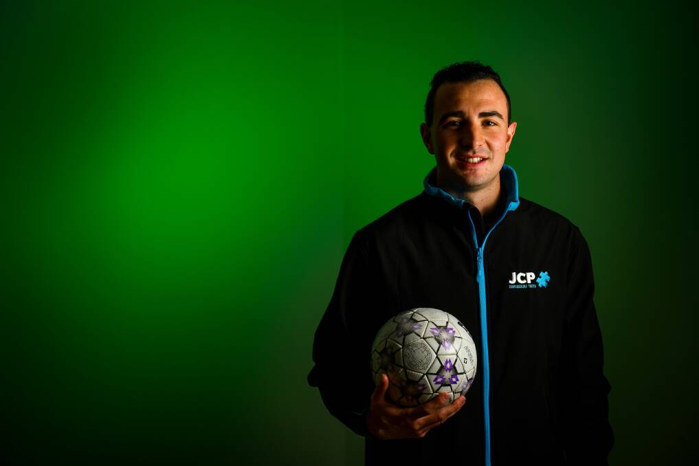 YOUNG ACHIEVER: Launceston's Will Smith travelled to Syria to set up soccer teams. Picture: Scott Gelston 