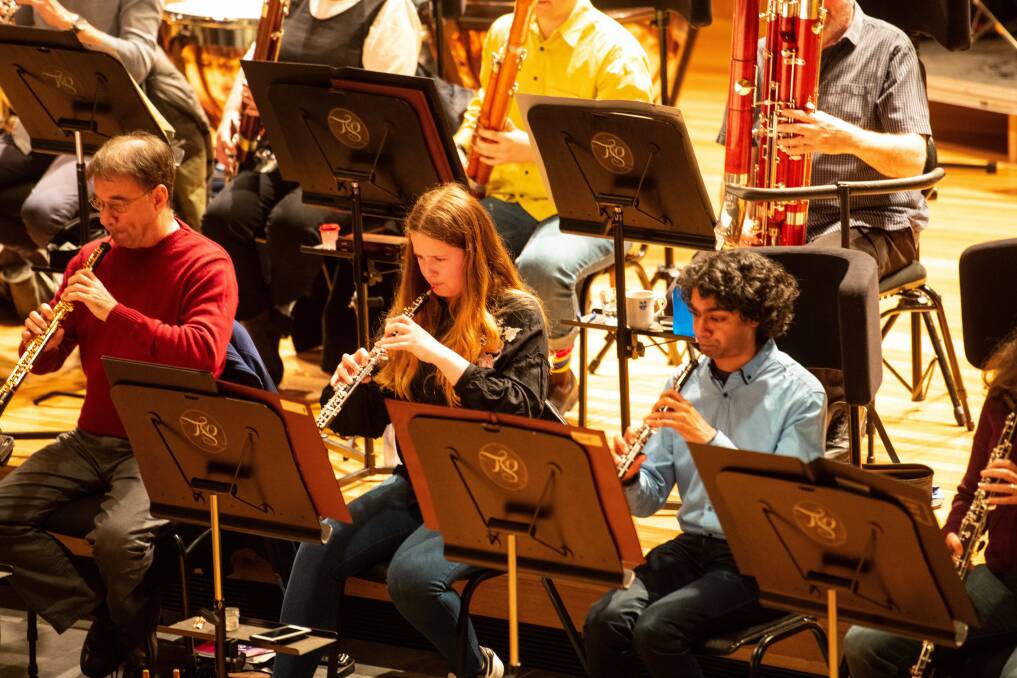 YOUNG TALENT: The Tasmanian Youth Orchestra. Picture: Alistair Bett
