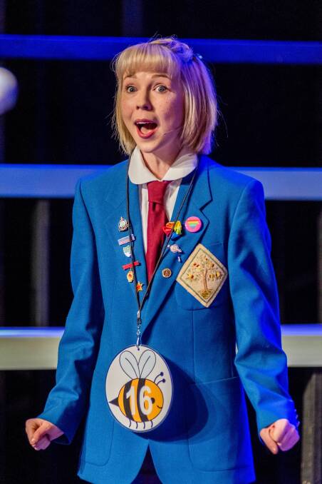 COMMUNITY TALENT: Ashlee Prewer in the the 25th Annual Putnam County Spelling Bee. Picture: Phillip Biggs. 