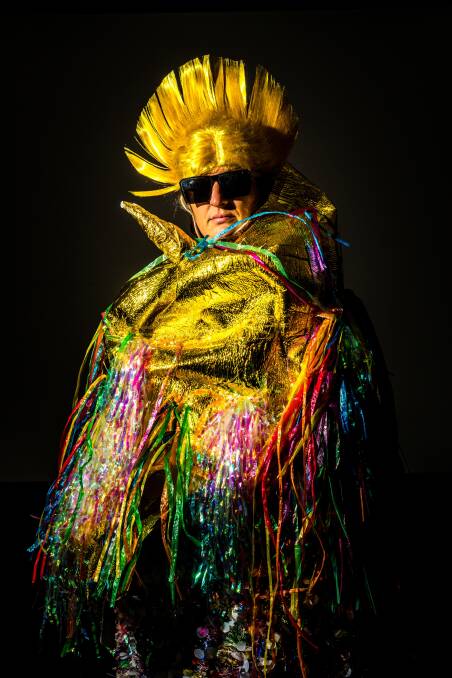 VIBRANT: Rosie Deacon's participatory performance act at the Workers Club will be an explosion of colour. Picture: Phillip Biggs  
