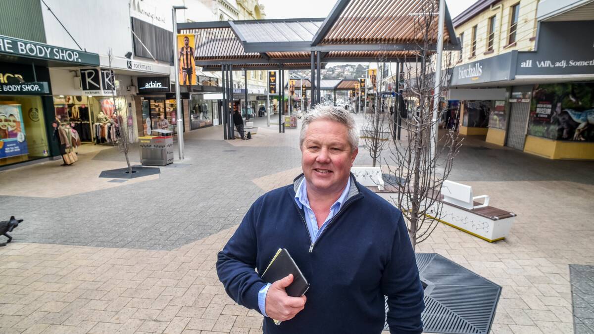 PROUD: Nigel Baker's Baker Group have been recognised with an award nomination for their work on Brisbane Street Mall. Picture: Neil Richardson 